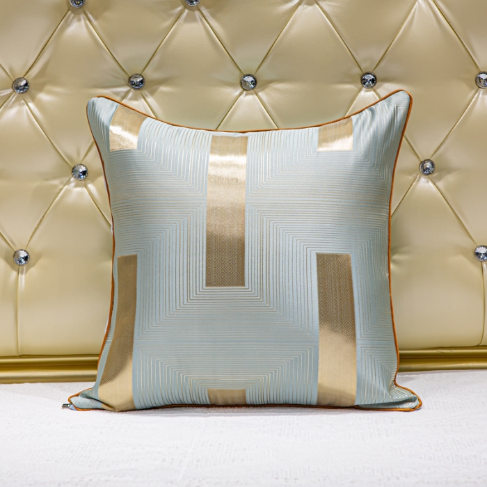 91家纺网 家纺一手货源 找家纺 （总）跨境北欧沙发客厅靠枕简约汽车护腰靠垫高档轻奢抱枕-竖条