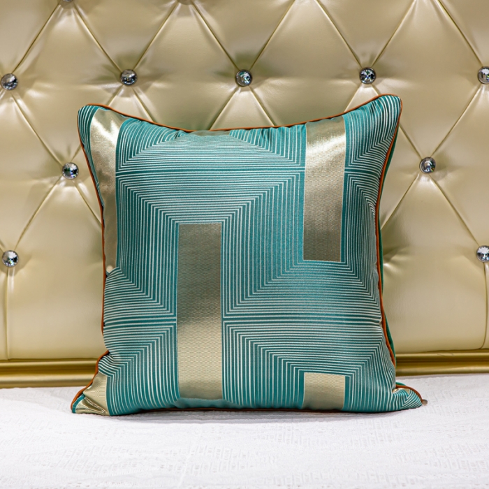 91家纺网 家纺一手货源 找家纺 （总）跨境北欧沙发客厅靠枕简约汽车护腰靠垫高档轻奢抱枕-竖条