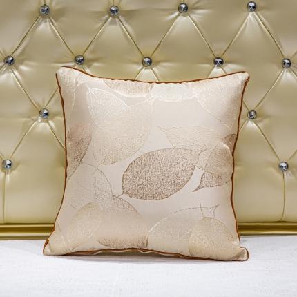 91家纺网 家纺一手货源 找家纺 （总）跨境电商亚马逊北欧沙发靠垫高档轻奢抱枕-树叶