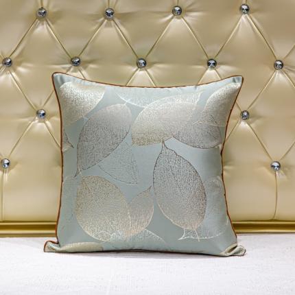 91家纺网 家纺一手货源 找家纺 （总）跨境电商亚马逊北欧沙发靠垫高档轻奢抱枕-树叶