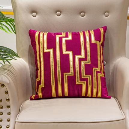 91家纺网 家纺一手货源 找家纺 （总）亚马逊跨境北欧沙发靠枕简约汽车腰靠垫高档轻奢抱枕-九金