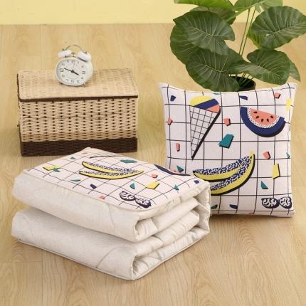 91家纺网 家纺一手货源 找家纺 （总）金纳抱枕被2021新款数码印花抱枕被靠枕垫 无质量问题 只换不退