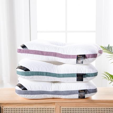 （总）逸林枕芯 2021新款全棉绗缝护耳护颈枕芯