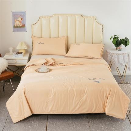 91家纺网 家纺一手货源 找家纺 （总）芃成家纺 2021新款针织棉绣花夏被