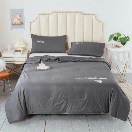 91家纺网 家纺一手货源 找家纺 （总）芃成家纺 2021新款针织棉绣花夏被