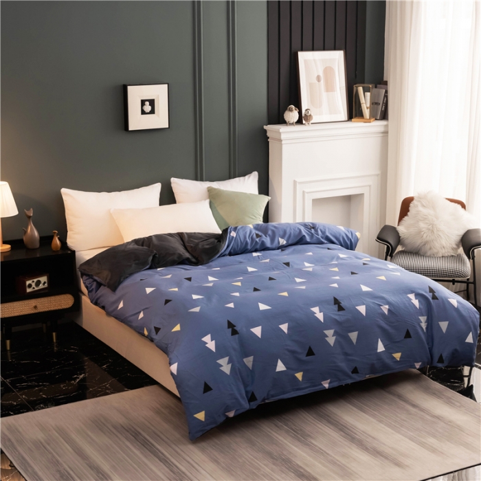 91家纺网 家纺一手货源 找家纺 芃成家纺 2021新款棉加绒单被套 爱巢