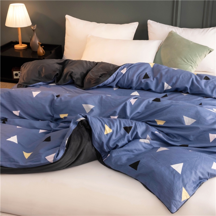 91家纺网 家纺一手货源 找家纺 芃成家纺 2021新款棉加绒单被套 爱巢