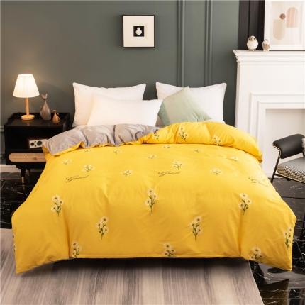 芃成家纺 2021新款棉加绒单被套 花香清新