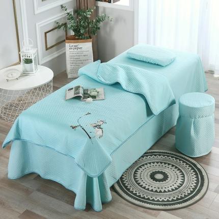 91家纺网 家纺一手货源 找家纺 （总）2025新款凉感丝美容床单款四件套-罗马假日系列