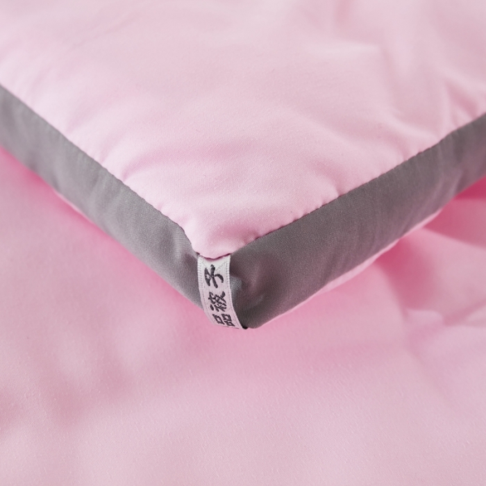 91家纺网 家纺一手货源 找家纺 啊雅 2025新款高克重面料立体冬被 暖粉