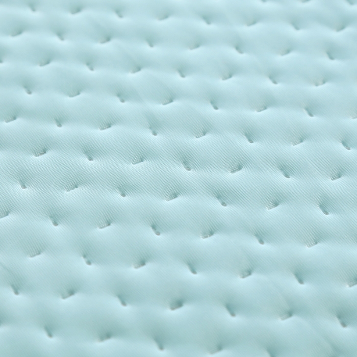 91家纺网 家纺一手货源 找家纺 2025新款凉感丝美容床单款四件套-罗马假日系列 天蓝