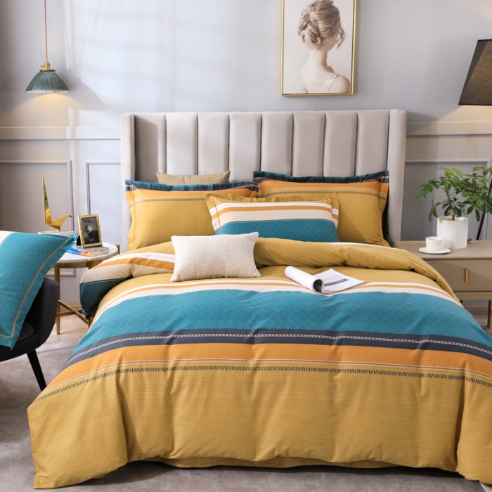 91家纺网 家纺一手货源 找家纺 金纱玉纺 2022新款全棉磨毛四件套 飞行日记