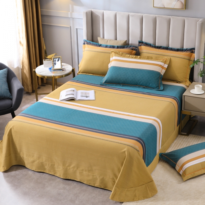 91家纺网 家纺一手货源 找家纺 金纱玉纺 2022新款全棉磨毛四件套 飞行日记