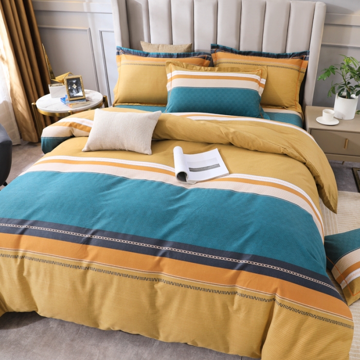 91家纺网 家纺一手货源 找家纺 金纱玉纺 2022新款全棉磨毛四件套 飞行日记