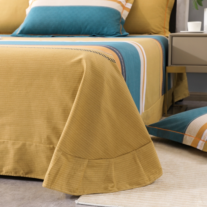 91家纺网 家纺一手货源 找家纺 金纱玉纺 2022新款全棉磨毛四件套 飞行日记