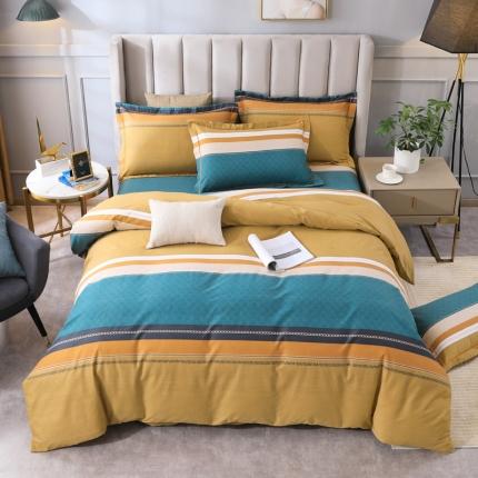 金纱玉纺 2022新款全棉磨毛四件套 飞行日记