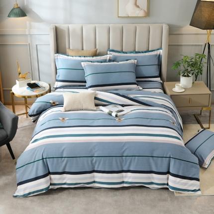 金纱玉纺 2022新款全棉磨毛四件套 昆虫记