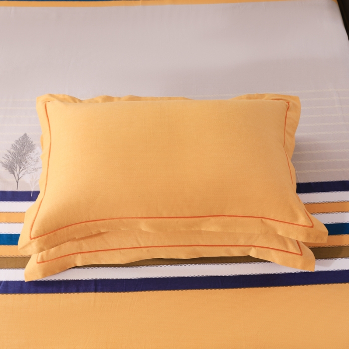 91家纺网 家纺一手货源 找家纺 金纱玉纺 2022新款全棉磨毛四件套 岁月静好-米