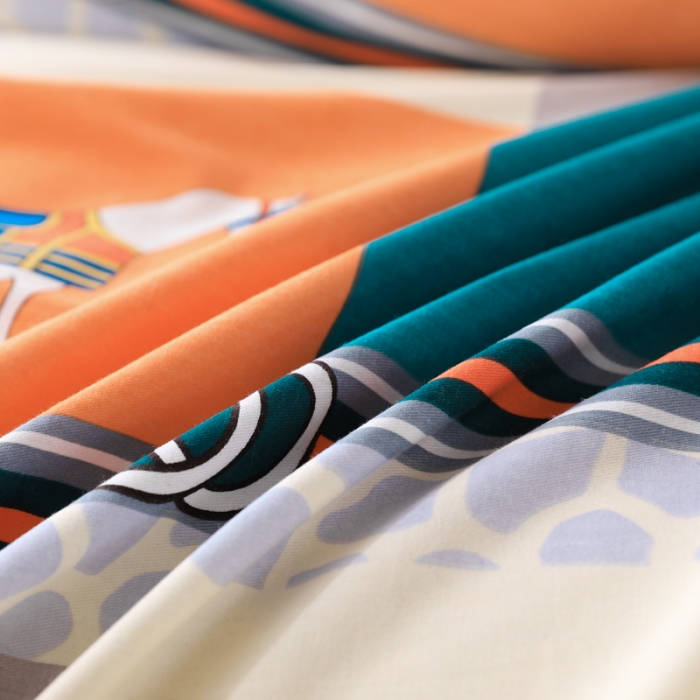 91家纺网 家纺一手货源 找家纺 金纱玉纺 2022新款全棉磨毛四件套 小马驹