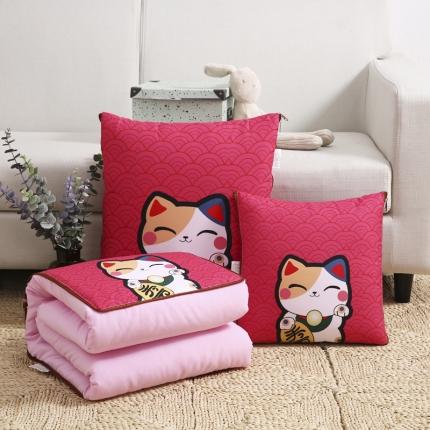 91家纺网 家纺一手货源 找家纺 （总）宝马家纺 新款芦荟棉数码印花抱枕被