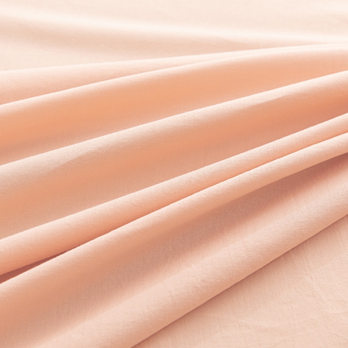 91家纺网 家纺一手货源 找家纺 蓝巢家纺 2021新款全棉水洗棉单床单 浅粉