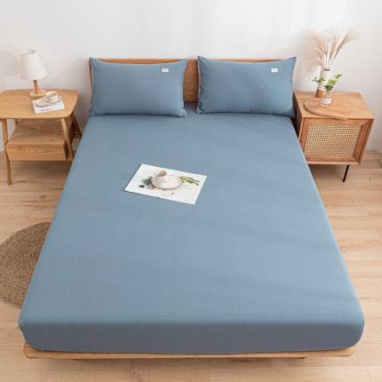 91家纺网 家纺一手货源 找家纺 （总）蓝巢家纺 2021新款全棉水洗棉单床笠