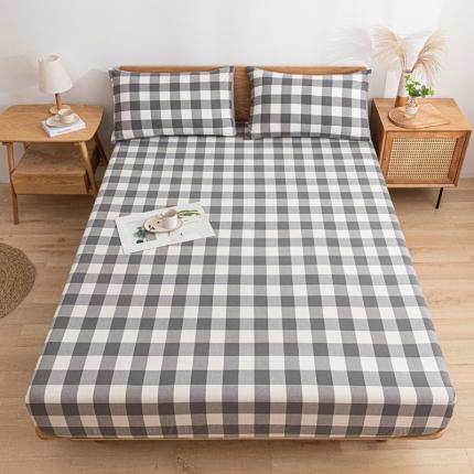 91家纺网 家纺一手货源 找家纺 （总）蓝巢家纺 2021新款全棉水洗棉单床笠