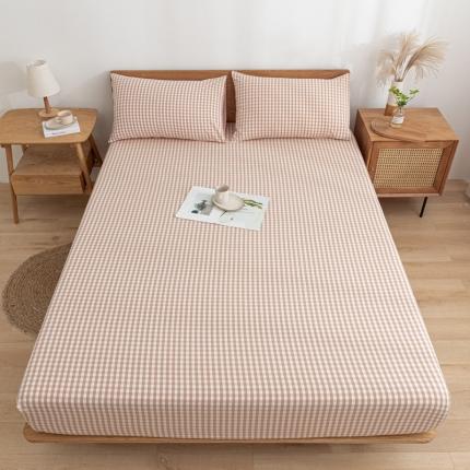 91家纺网 家纺一手货源 找家纺 （总）蓝巢家纺 2021新款全棉水洗棉单床笠