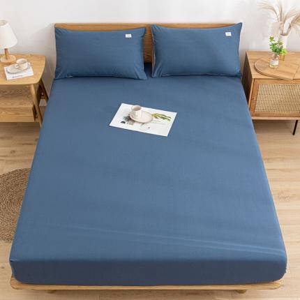 91家纺网 家纺一手货源 找家纺 （总）蓝巢家纺 2021新款全棉水洗棉单床笠