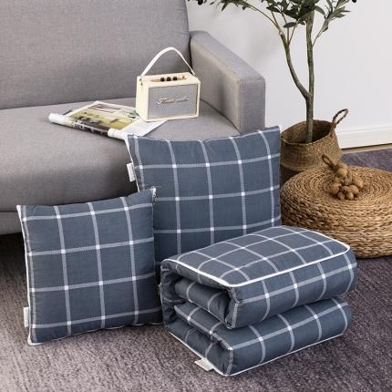 宝马家纺 2022新款精梳棉抱枕被 青涩年华