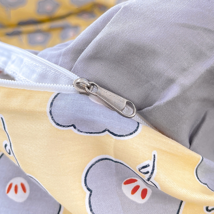 91家纺网 家纺一手货源 找家纺 金丝鸟 2021新款全棉韩版床裙款四件套 花语床裙款