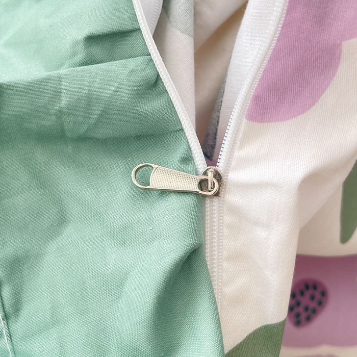 91家纺网 家纺一手货源 找家纺 金丝鸟 2021新款全棉韩版床裙款四件套 晚风床裙款