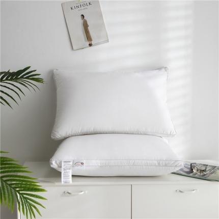 91家纺网 家纺一手货源 找家纺 （总）其乐枕芯 新款133*100酒店民宿专用立体羽丝绒枕超30天不退不换 