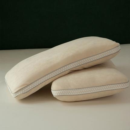 91家纺网 家纺一手货源 找家纺 （总）多点家居 2021新款麂皮绒热熔棉枕45*70/只