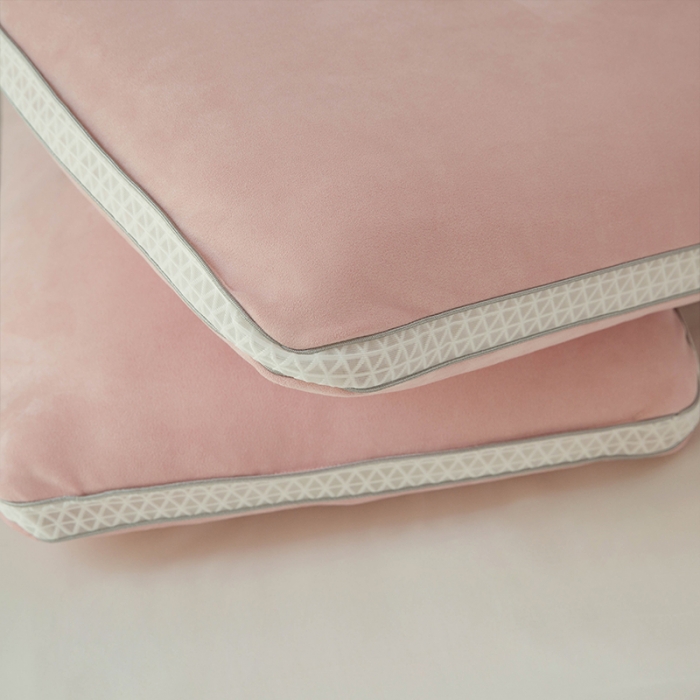 91家纺网 家纺一手货源 找家纺 （总）多点家居 2021新款麂皮绒热熔棉枕45*70/只