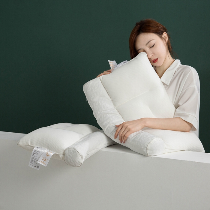 91家纺网 家纺一手货源 找家纺 多点家居 2021新款决明子荞麦护颈枕40*60/只