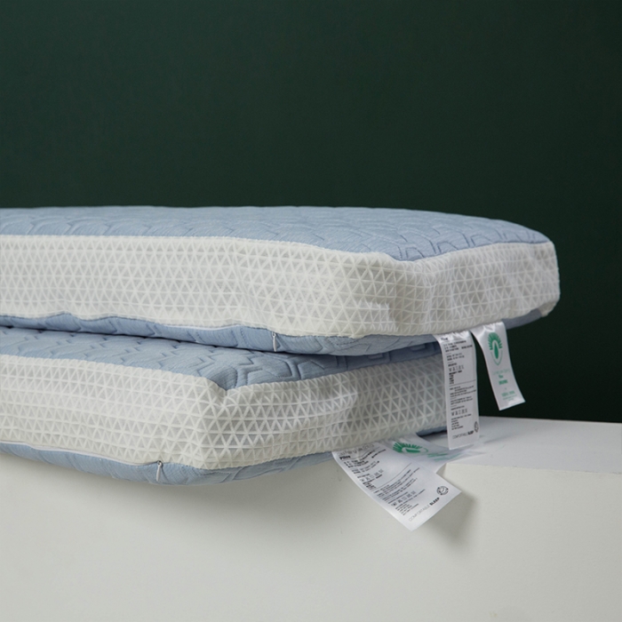 91家纺网 家纺一手货源 找家纺 多点家居 2021新款凉感乳胶弹簧枕40*70/只