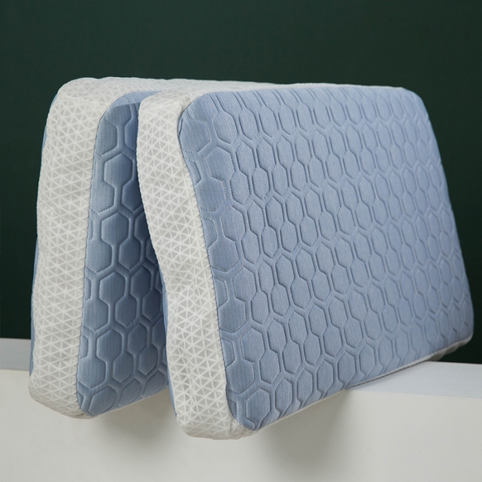 91家纺网 家纺一手货源 找家纺 多点家居 2021新款凉感乳胶弹簧枕40*70/只