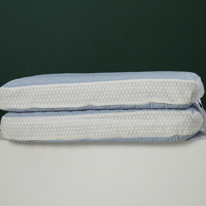 91家纺网 家纺一手货源 找家纺 多点家居 2021新款凉感乳胶弹簧枕40*70/只