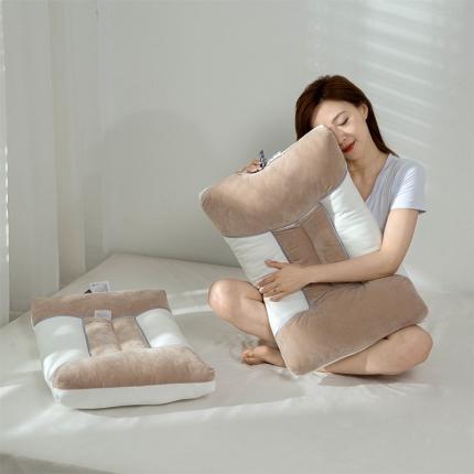 多点家居 2021新款明目香薰枕45*70/只 卡其