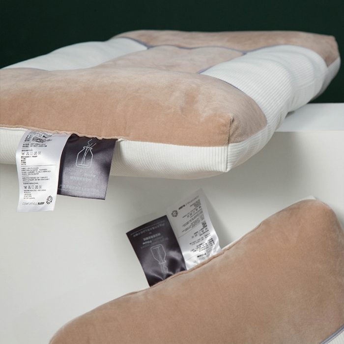 91家纺网 家纺一手货源 找家纺 多点家居 2021新款明目香薰枕45*70/只 卡其