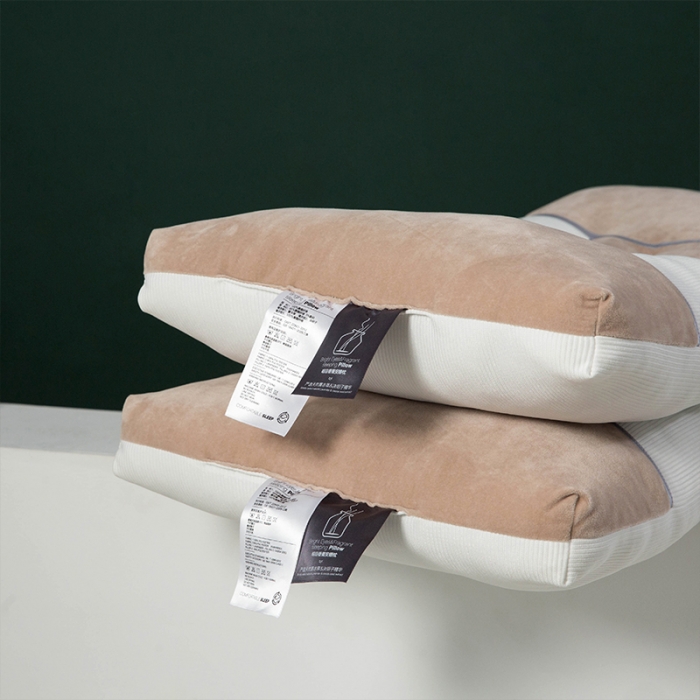 91家纺网 家纺一手货源 找家纺 多点家居 2021新款明目香薰枕45*70/只 卡其