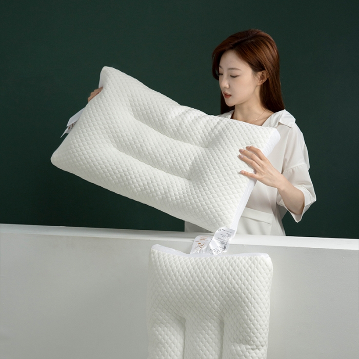 91家纺网 家纺一手货源 找家纺 多点家居 2021新款轻态科技枕45*70/只