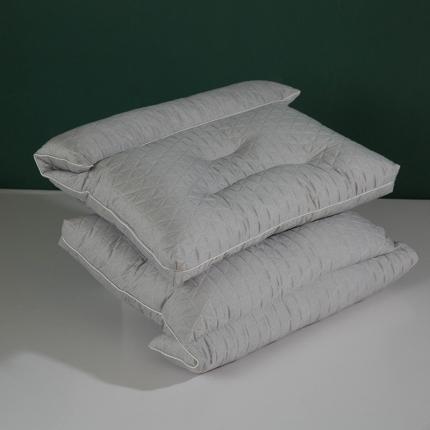 91家纺网 家纺一手货源 找家纺 多点家居 2021新款生姜暖绒乳胶护颈枕40*70/只 灰