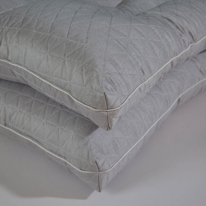 91家纺网 家纺一手货源 找家纺 多点家居 2021新款生姜暖绒乳胶护颈枕40*70/只 灰