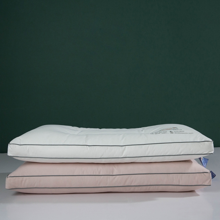 91家纺网 家纺一手货源 找家纺 多点 2021新款依沃珑定型防螨抗过敏枕40*70/只 白色