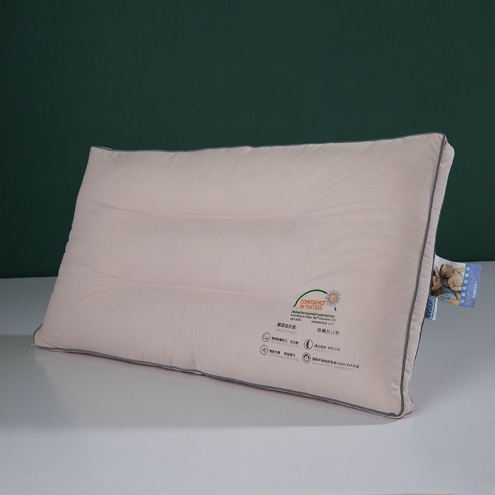 91家纺网 家纺一手货源 找家纺 多点 2021新款依沃珑定型防螨抗过敏枕40*70/只 粉色