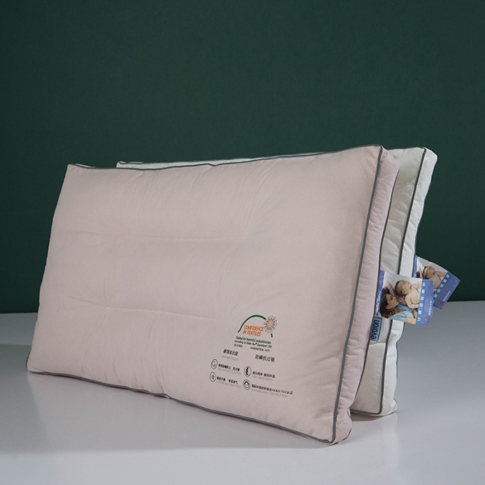 91家纺网 家纺一手货源 找家纺 多点 2021新款依沃珑定型防螨抗过敏枕40*70/只 粉色