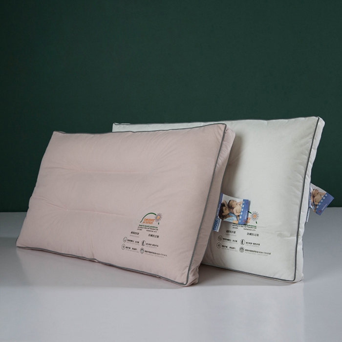 91家纺网 家纺一手货源 找家纺 多点 2021新款依沃珑定型防螨抗过敏枕40*70/只 粉色
