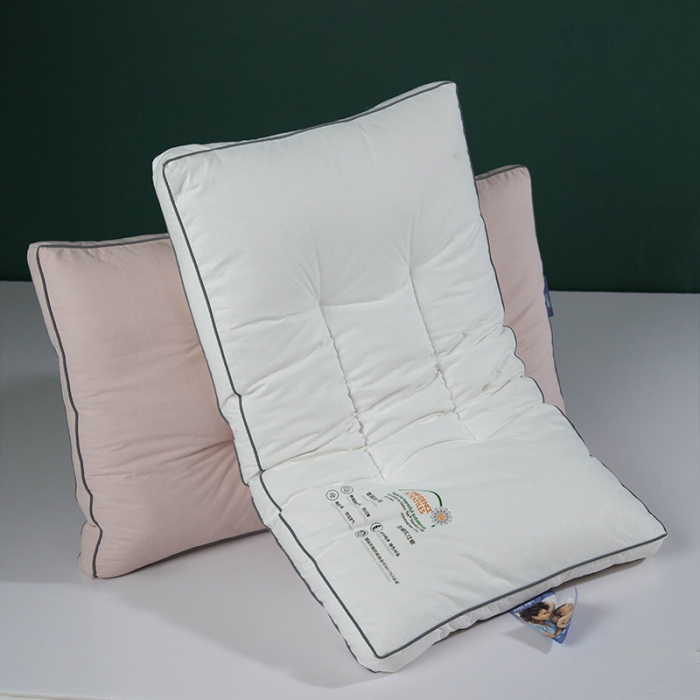 91家纺网 家纺一手货源 找家纺 多点 2021新款依沃珑定型防螨抗过敏枕40*70/只 粉色